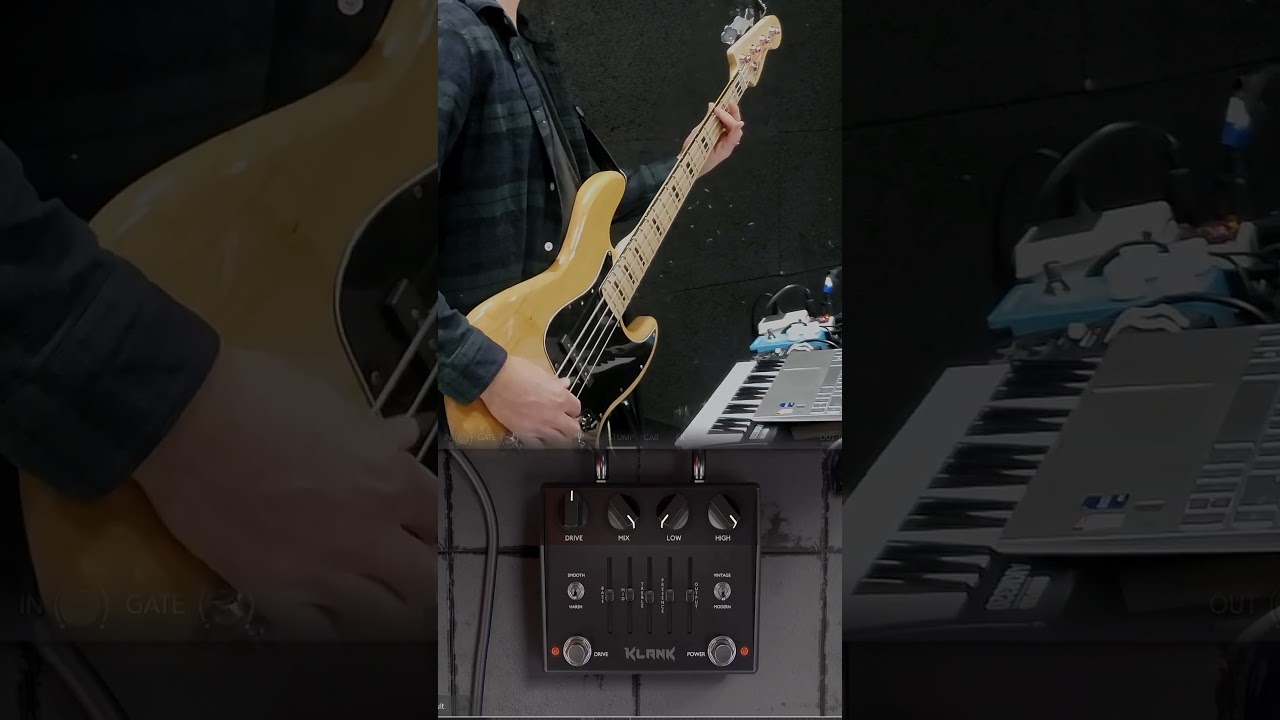 Klank Bass Preamp Plugin In A Test Mix 