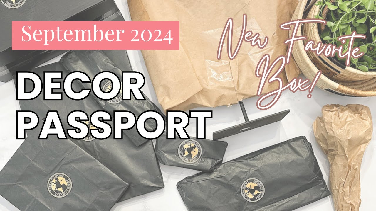 Decor Passport Unboxing September 2024 | Unique Home Decor Subscription Box