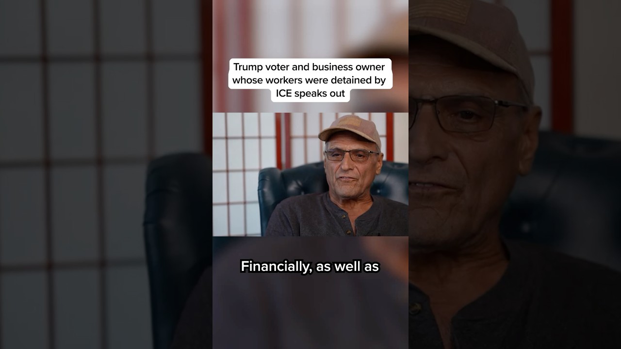 Trump voter and business owner whose workers were detained by ICE speaks out