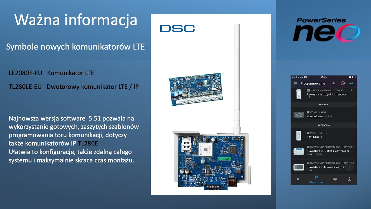 Programowanie komunikatora LTE  LE2080E-EU ver.5.51