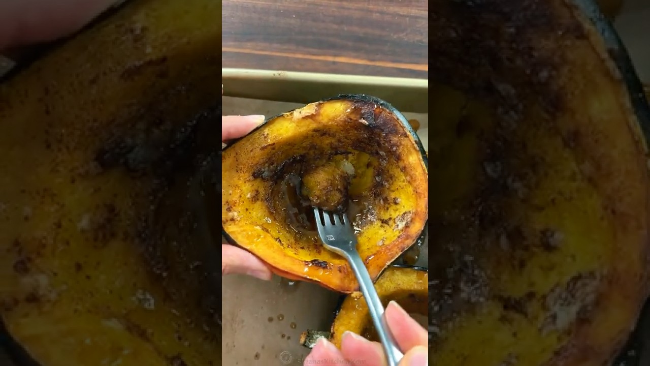 Maple-Roasted Acorn Squash 