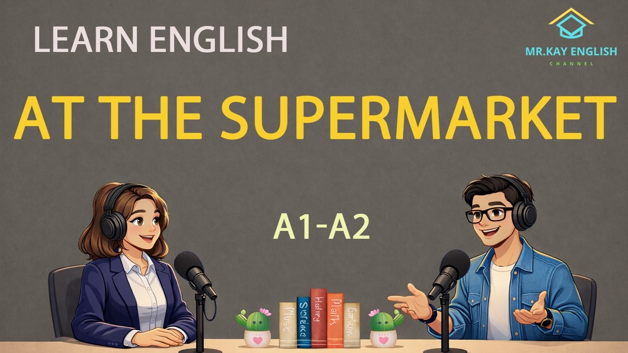 Learn English At the supermarket | Learn to speak English every day