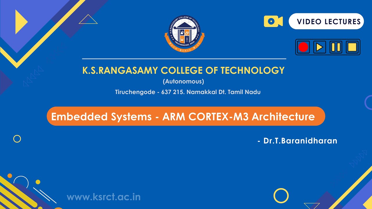 Embedded Systems - ARM CORTEX M3 Architecture