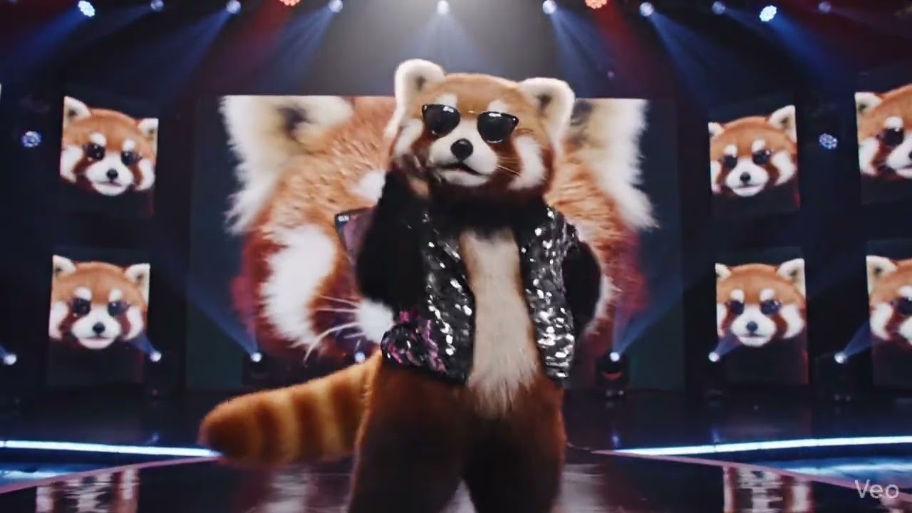 🐾💃 El panda rojo que baila K-POP mejor que tú #PandaRojo #KpopDance #KpopViral #pandarojo #funny 