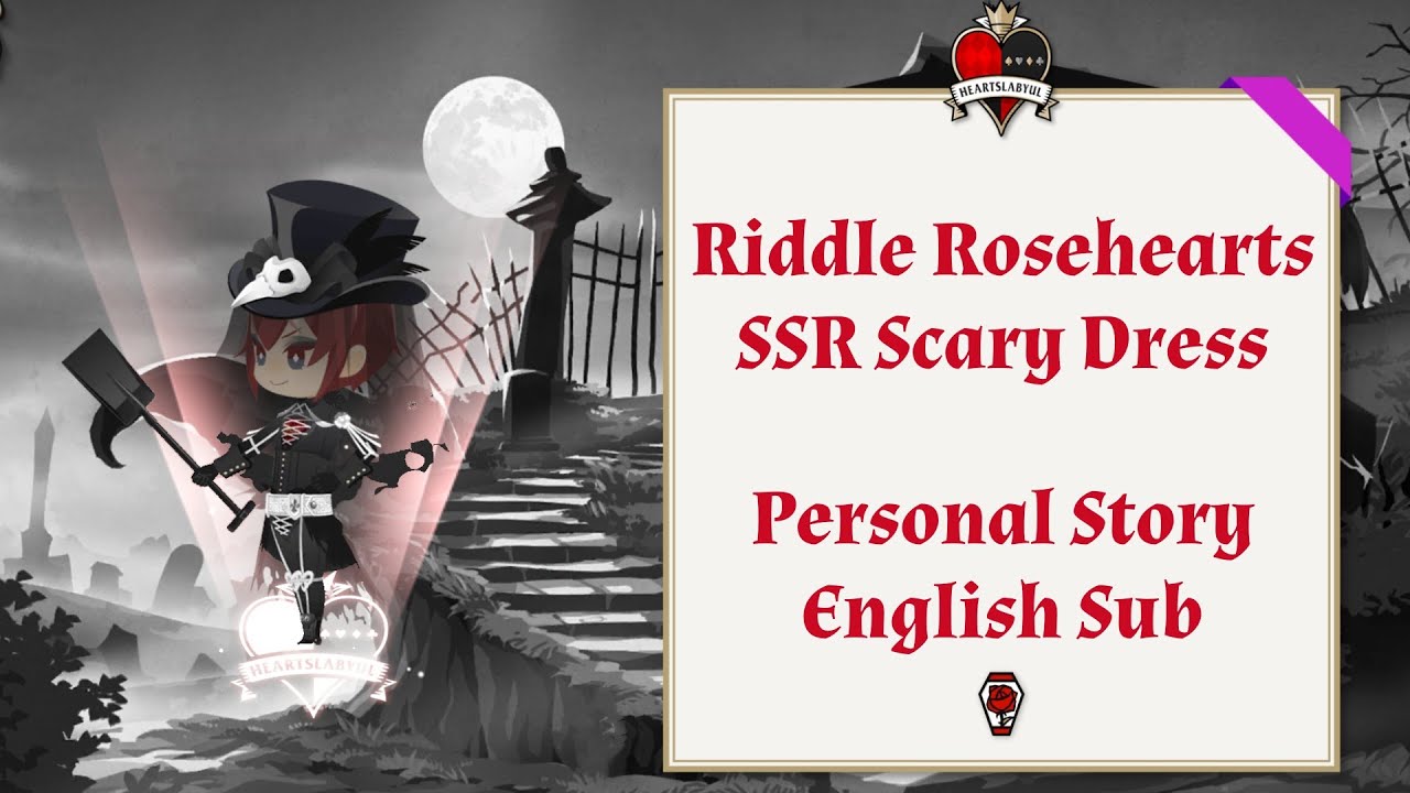 Riddle Rosehearts- SSR Scary Dress - Halloween - Personal Story - Twisted Wonderland - Eng SUB