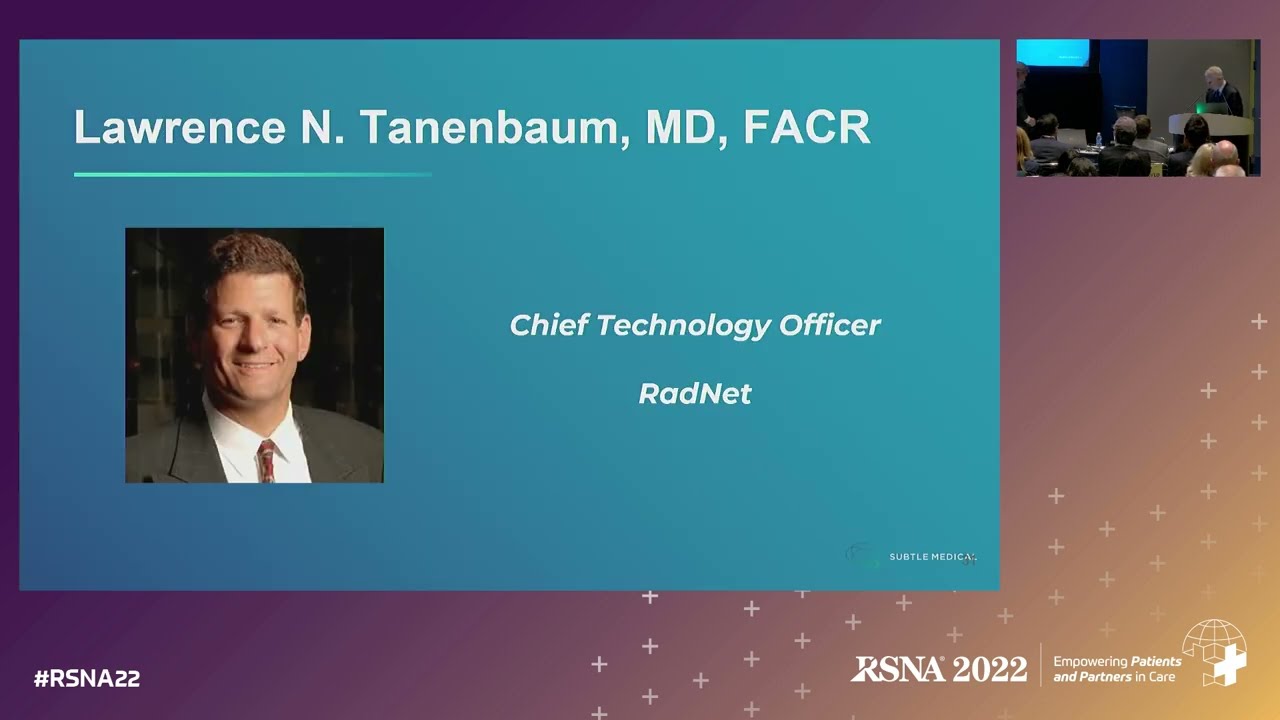 RSNA 2022: Lunch and Learn Session - The Time For AI Is NOW