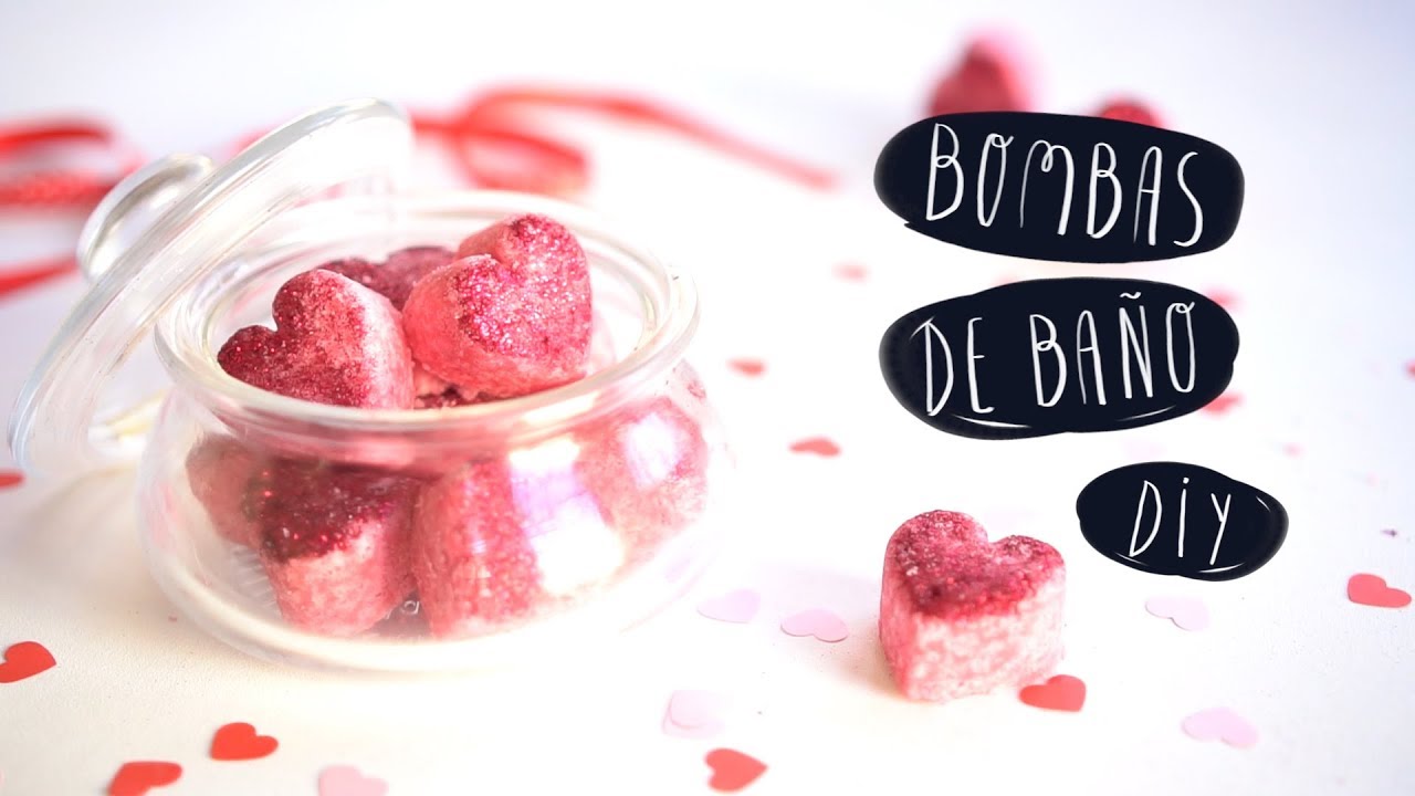 Como hacer bombas de baño, especial San Valentin