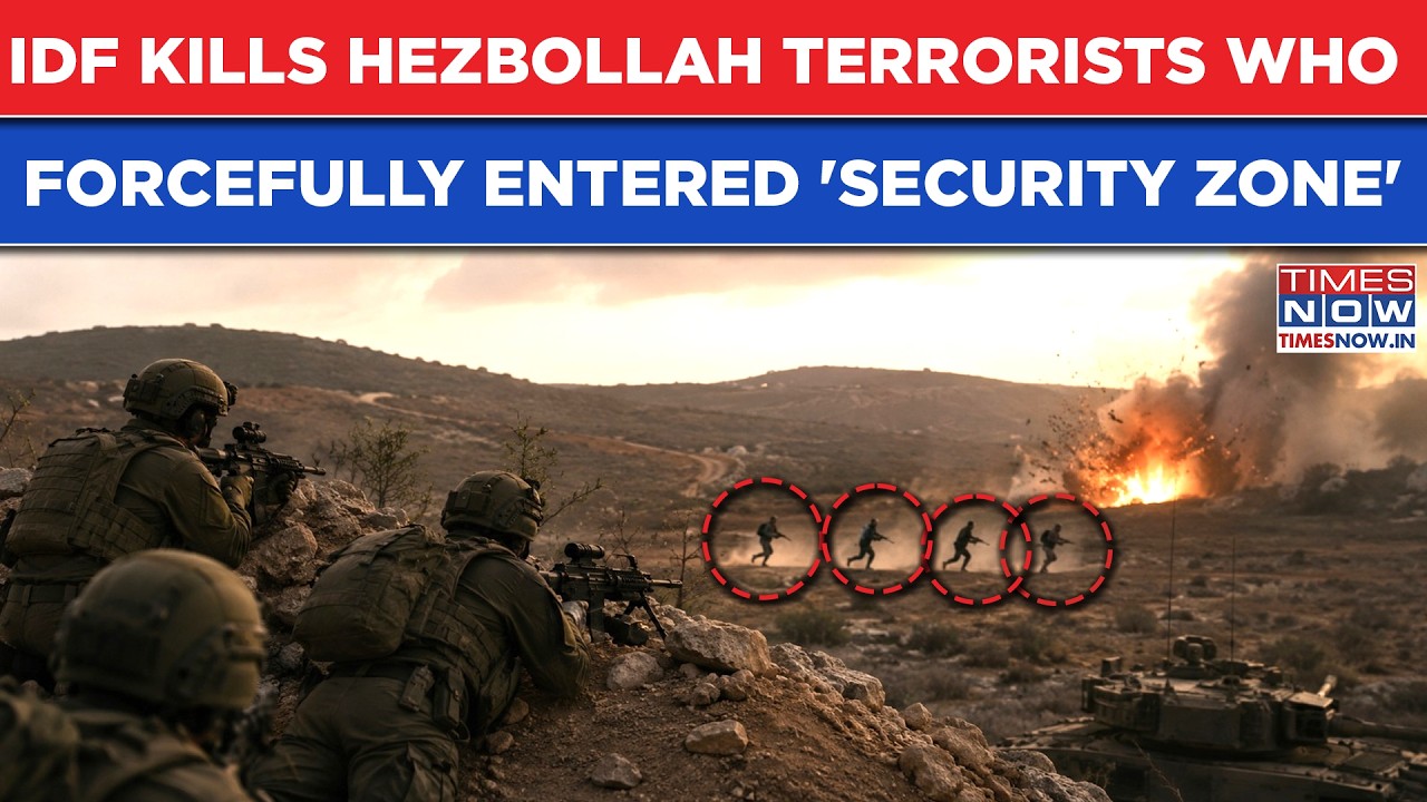 IDF Spots, Fires At & Kills Hezbollah Terrorists Who Entered Israel's 'Security Zone' In Fiery Blitz