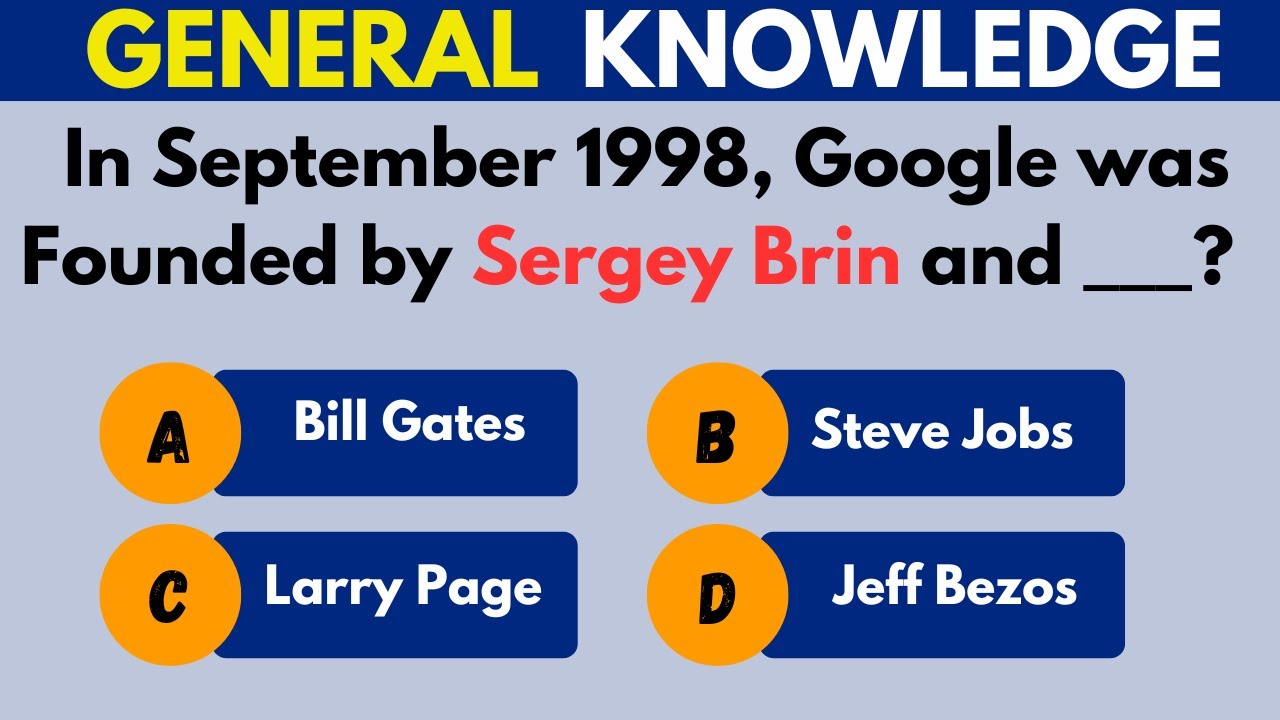 How Good Is Your General Knowledge ? Take This 30-question Quiz To Find Out!