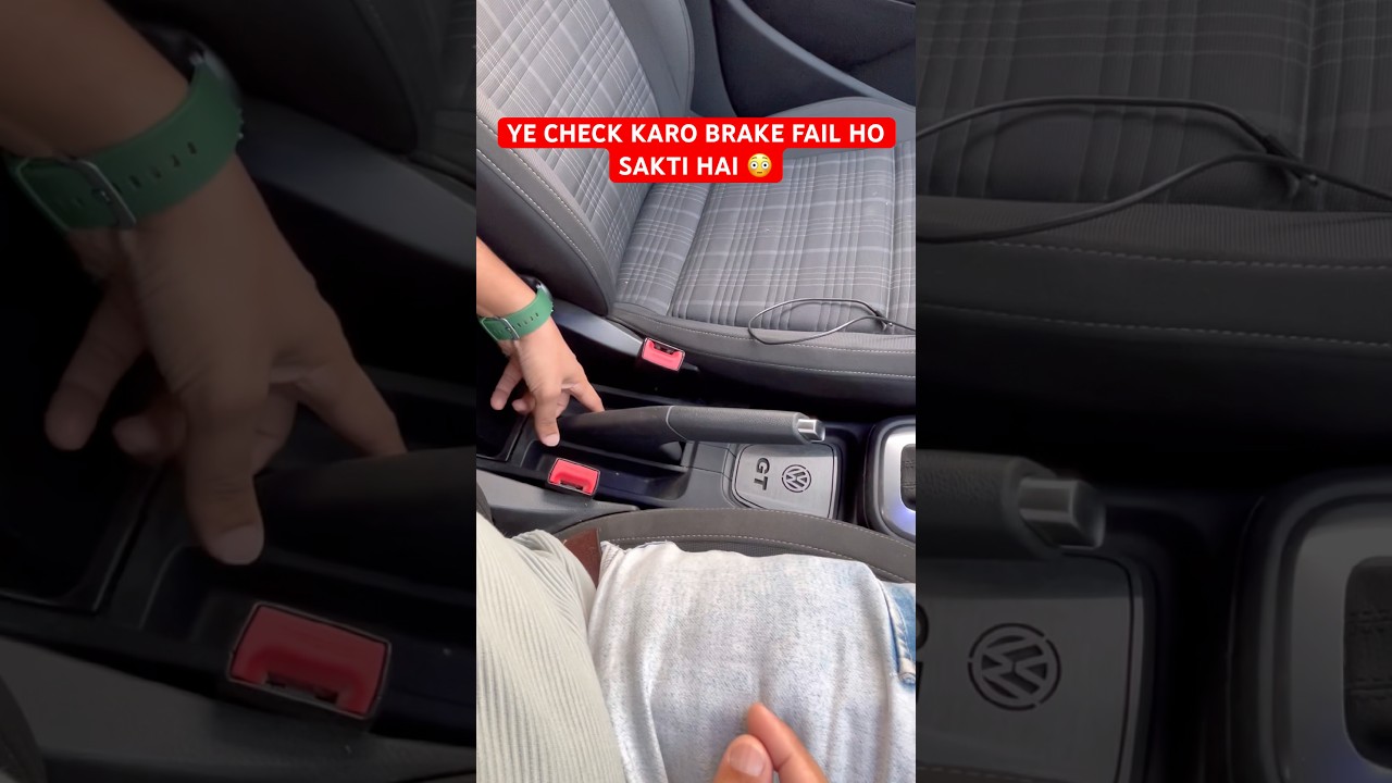 CAR BRAKES WARNING 😳 