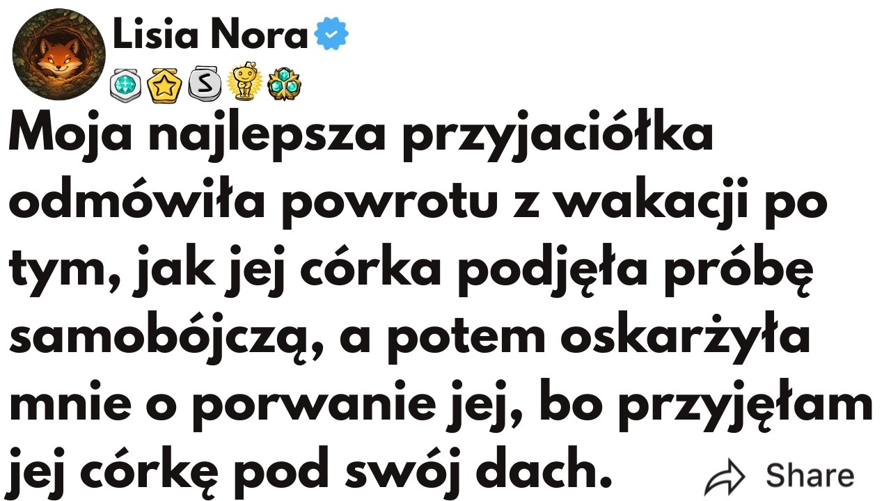 (CAŁA HISTORIA) Najlepsza przyjaciółka odmówiła powrotu z wakacji po tym, jak jej córka podjęła...