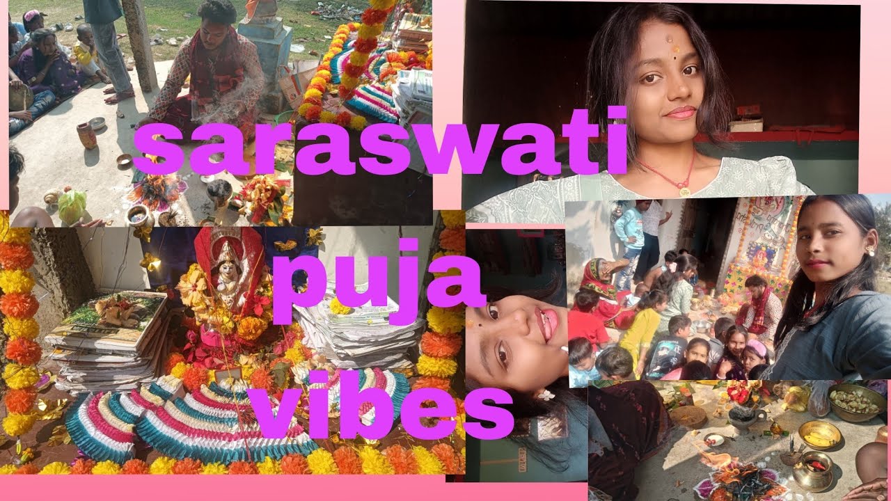 Saraswati Puja enjoyment 😃 || #saraswatipuja #vibes #enjoy #vlog #viral #trending 