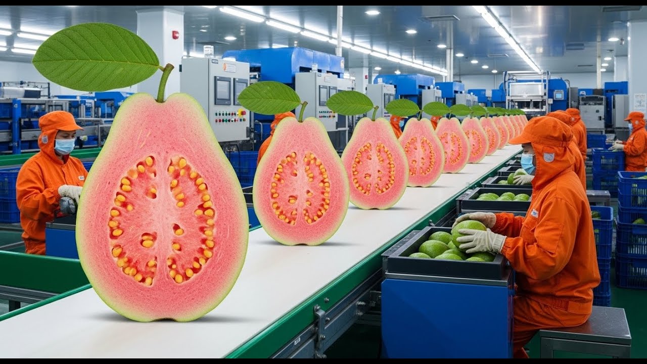 Inside a Modern Guava Plant: From Fresh Juice to Premium Candy (Full Process)