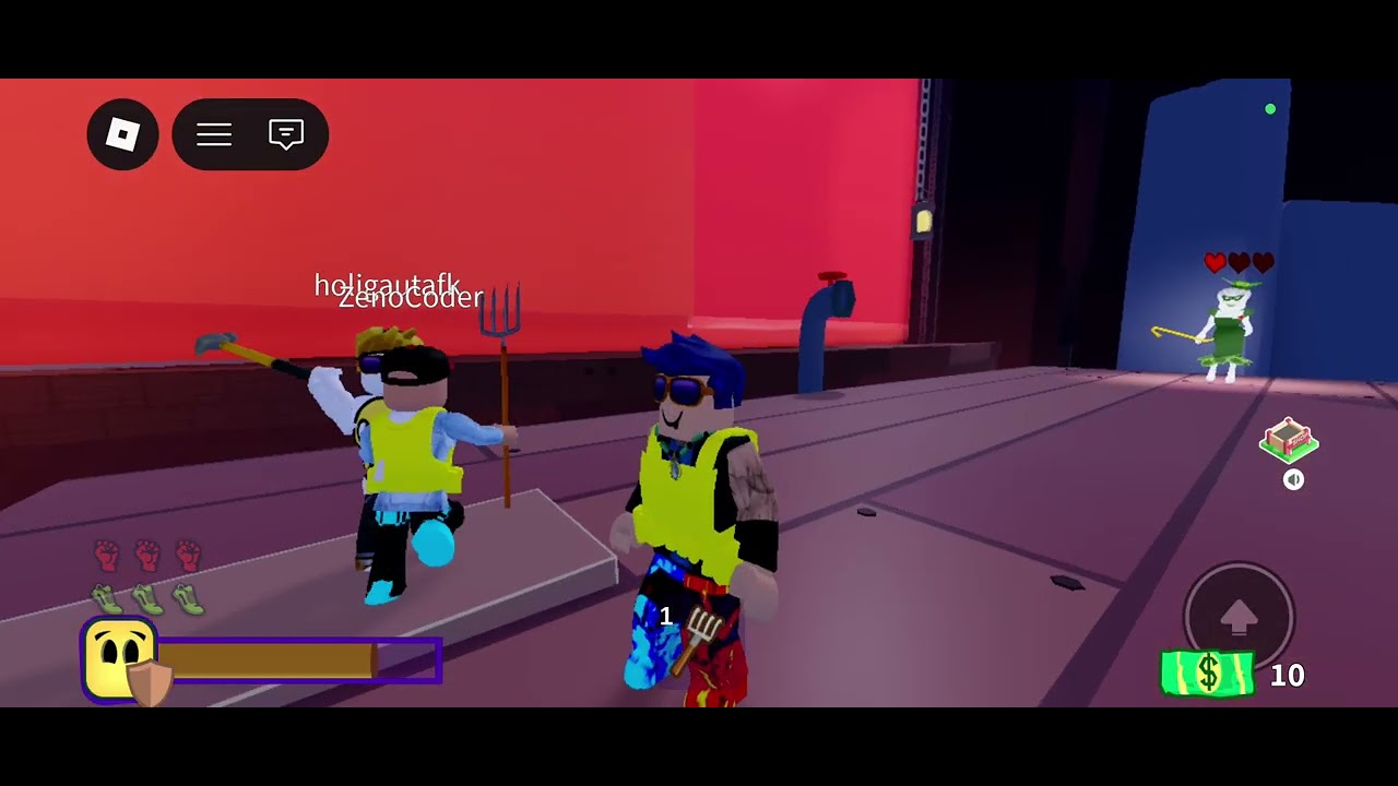 Playing break in 2 (scary Larry boss)