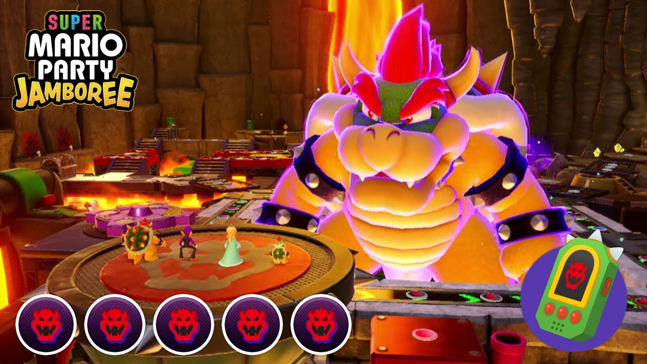 BOWSER SPACE CRAZE !! King Bowser's Keep (Party Rules, 25 Turns) | Super Mario Party Jamboree