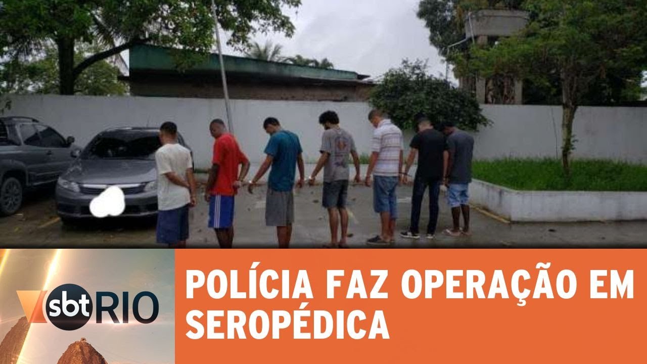 Polícia prende criminosos em Seropédica