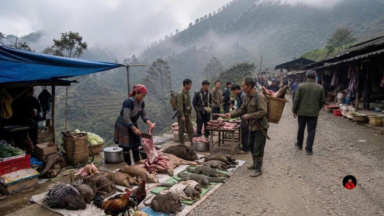 Vietnam's Traditional Market | The Bustling Atmosphere During a Holiday