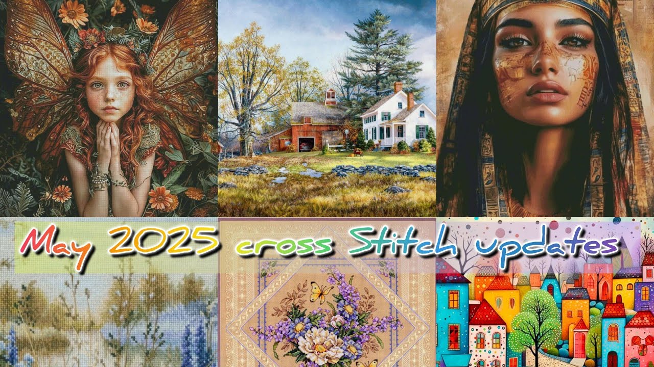 #flosstube May 2025 updates #wipparade #haed #dimensions #crossstitch #embroidery