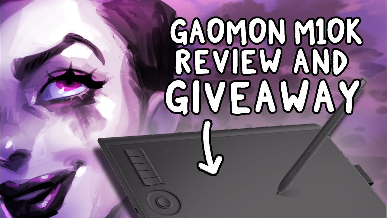 Gaomon M10K 2018 Tablet Review/Speedpaint/Giveaway