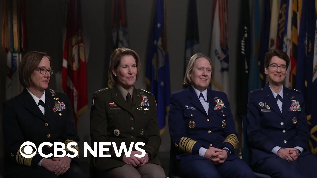 Norah O'Donnell interviews female 4-star generals and admirals | 