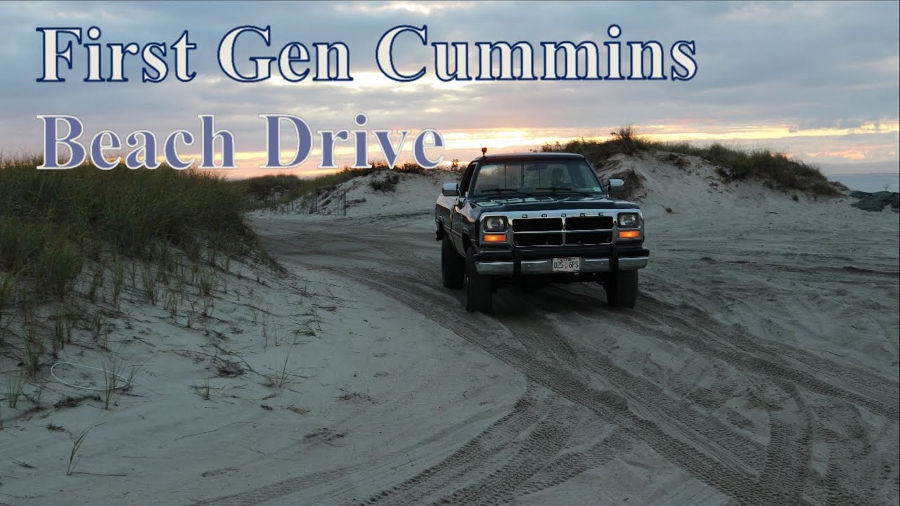 1st Gen Cummins Beach Drive | 12 Valve Sounds | Light Offroading