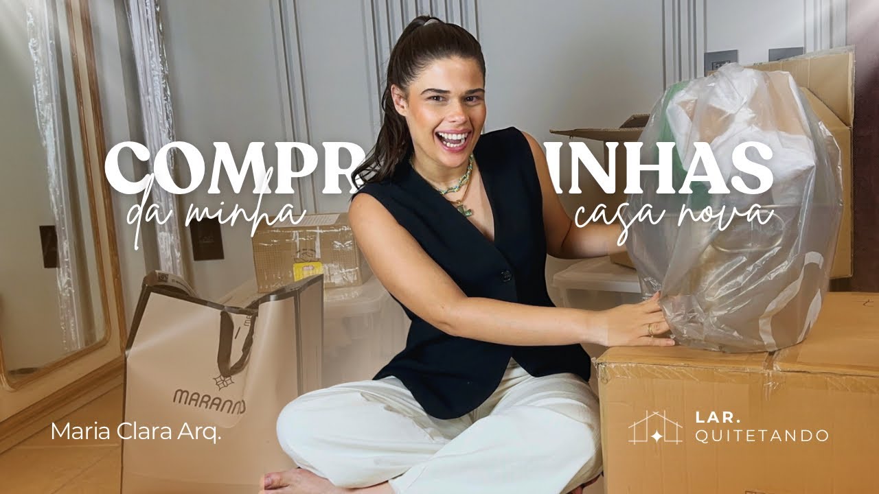 VAMOS MORAR JUNTOS! 🏠 Primeiras comprinhas do enxoval de casa nova! 💖 ✨