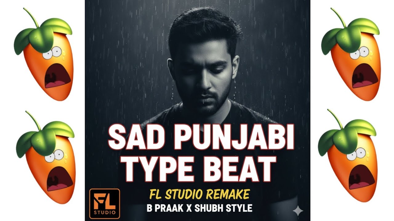 How to make punjabi sad Type beat in fl studio || Modern punjabi sad Type beat making in fl studio 