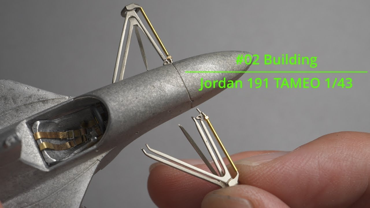 #02 Building Jordan 191 TAMEO 1/43 F1 scale model car