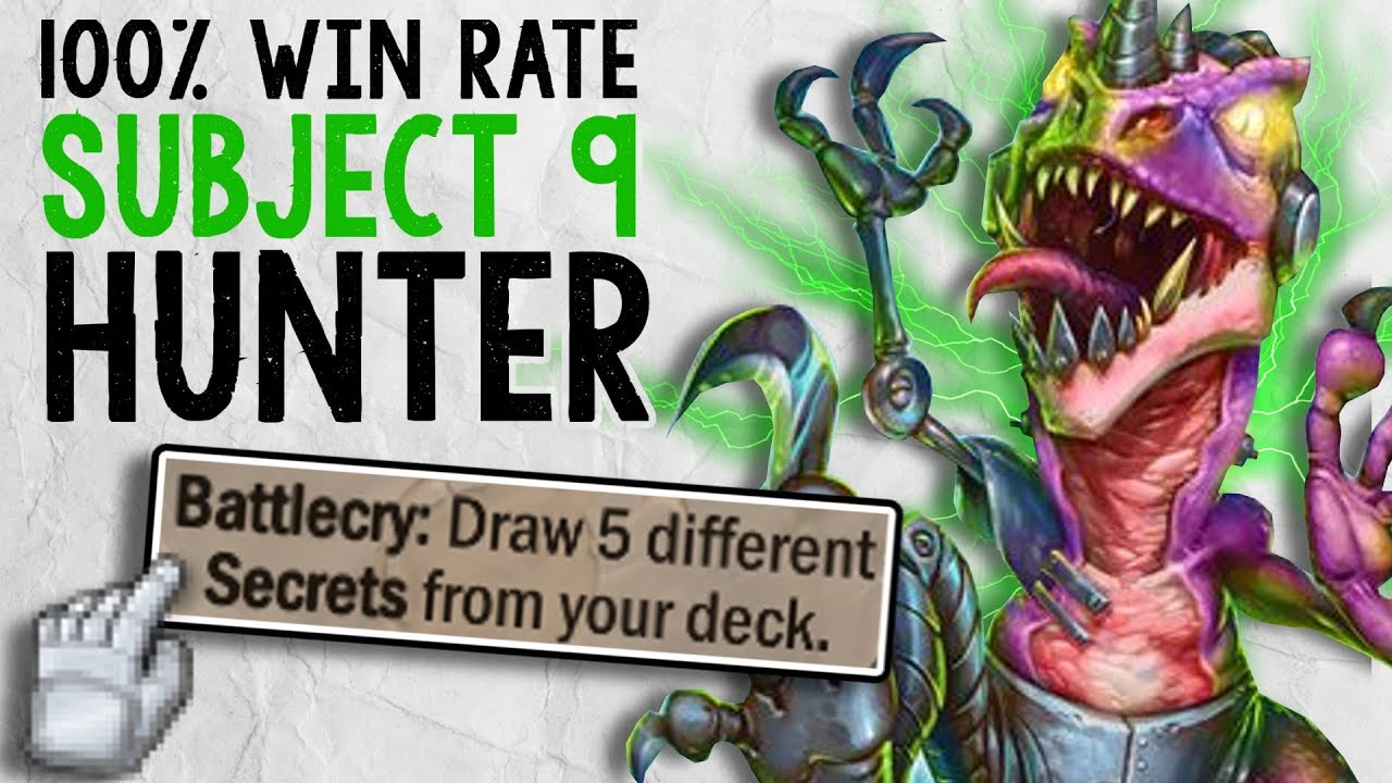 СПЯЩАЯ ОП-КОЛОДА — 100% ПОБЕД! Охотник на Субъекта 9 | Проект Бумного дня | Hearthstone