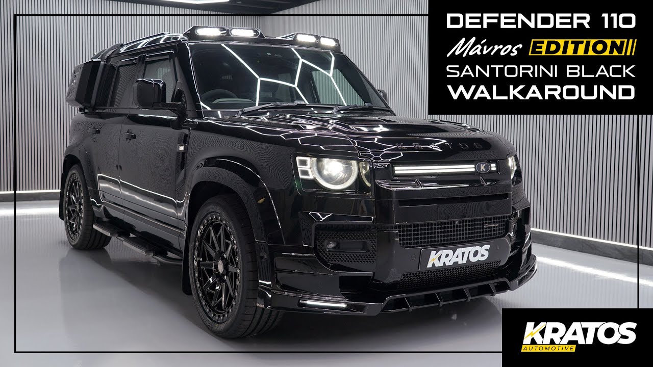 Defender 110 Mávros Edition - Santorini Black | Kratos Walkaround