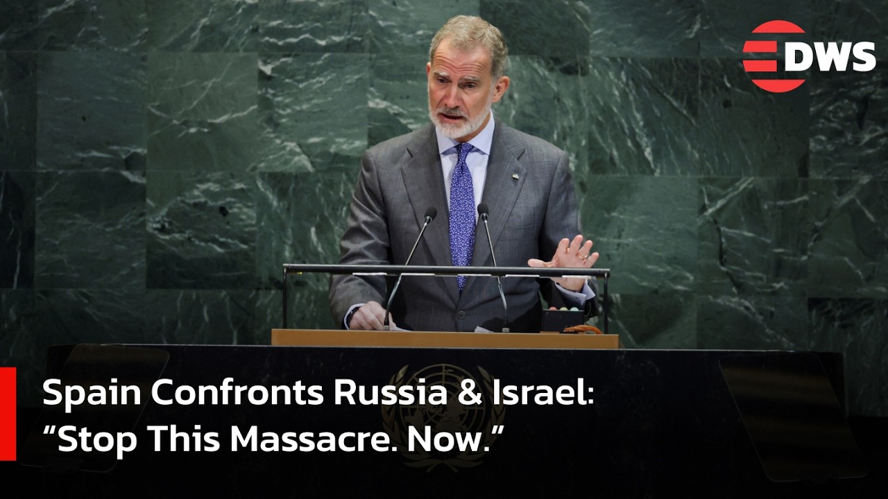 FULL SPEECH: Spain Slams Russia & Israel at UNGA: &ldquo;Stop This Massacre. Now.&rdquo; | AC1F