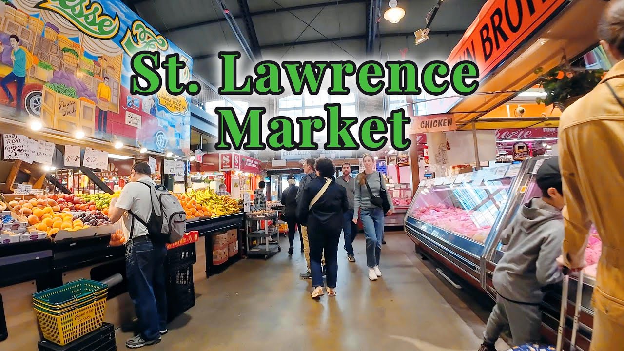 🇨🇦 Toronto St. Lawrence Market Walk | Old and New Downtown Vibes | Toronto Downtown Walking Tour