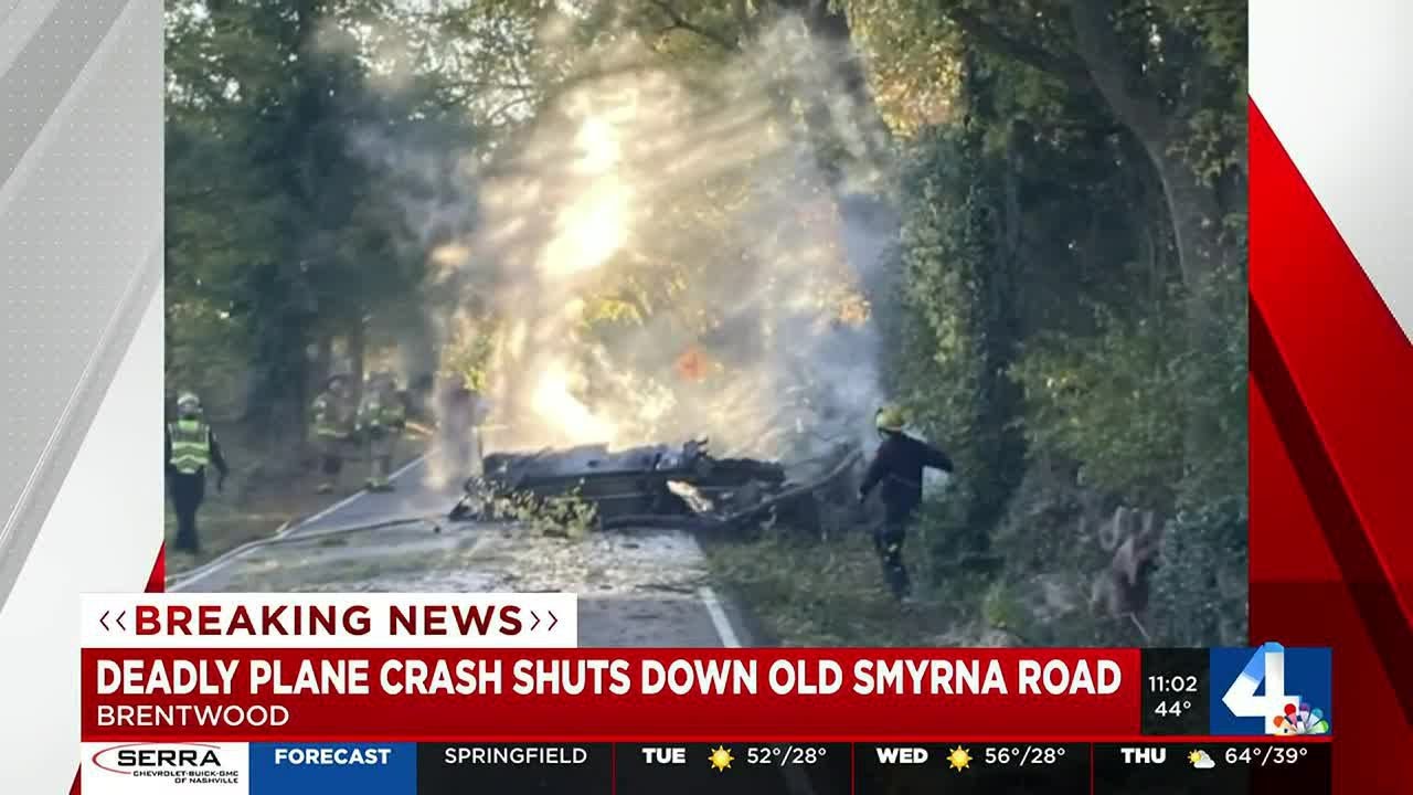 Deadly plane crash in Brentwood