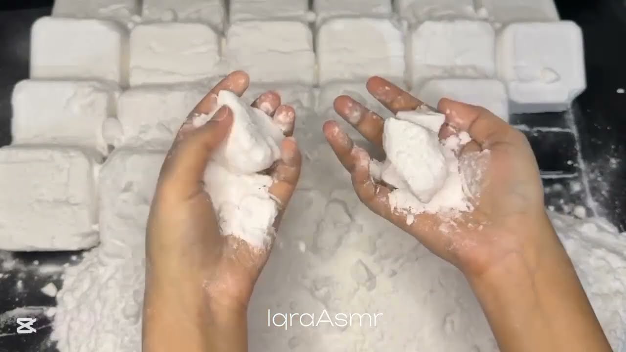 Relaxing White Baking Soda Crushing Compilation | Sleep aid 💤