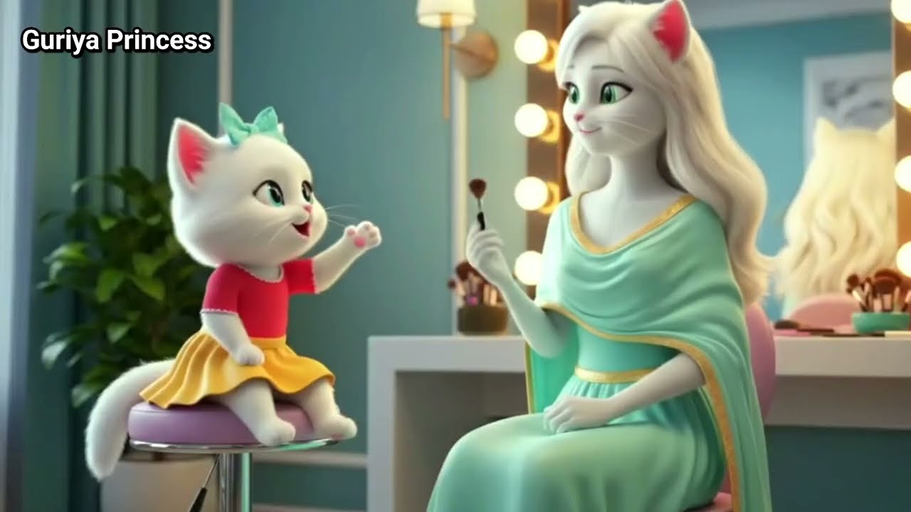 Kitten fought over a remote then a Tragic Accident Happened | Heart Touching | Guriya Princess