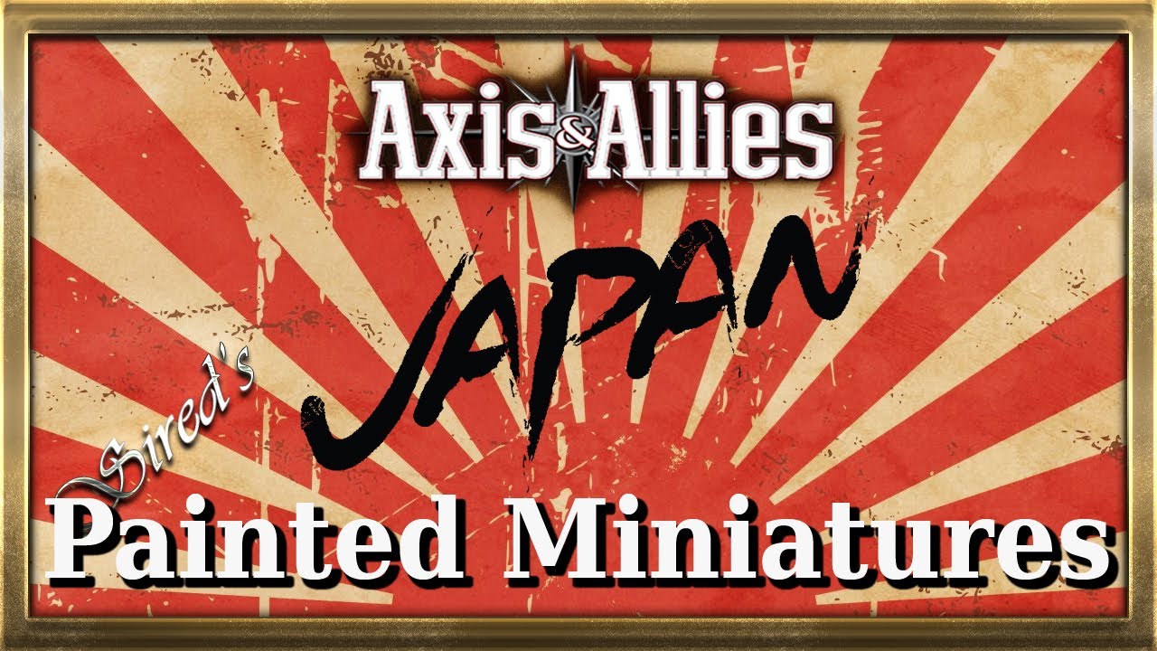 Japan - Axis & Allies painted pieces