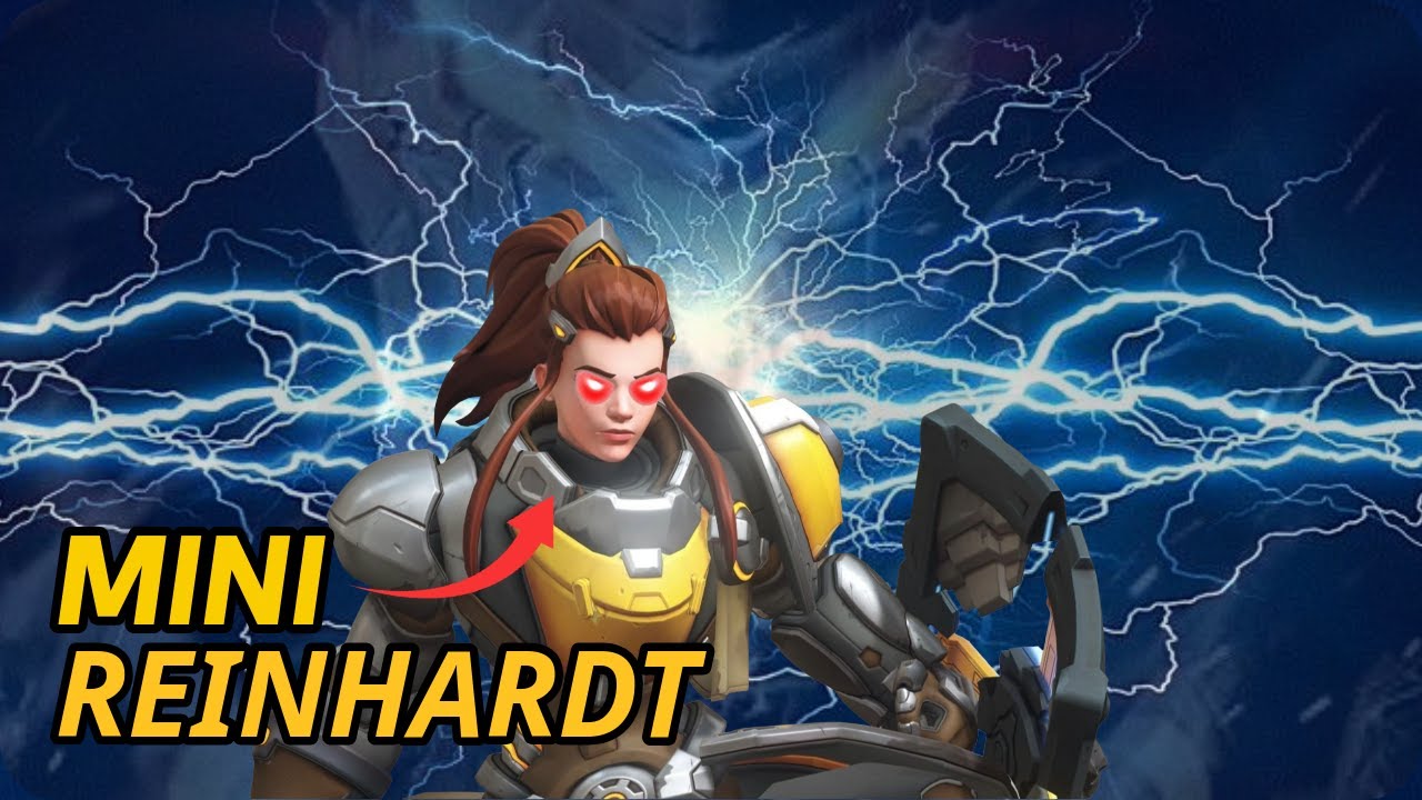 REINHARDT ONE TRICK Plays BRIDGETT(AKA MINI REIN) In STADIUM Overwatch 2