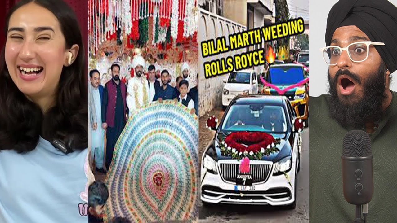 PAISO KI BAARISH! Indian Reaction to Bilal Marth Wedding 🔥🔥 | Raula Pao