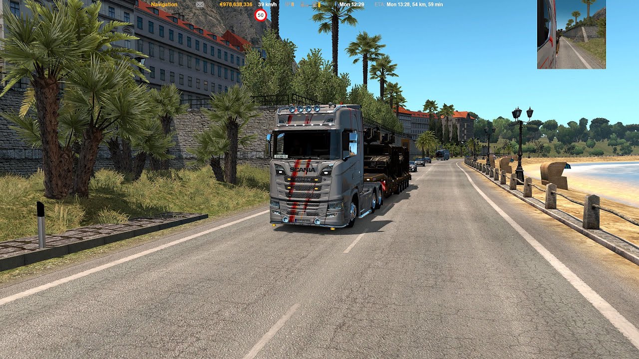 ETS2 1.37 Mediterranean Map 0.1 | [Italy] Lecce - Crotone | 1440p
