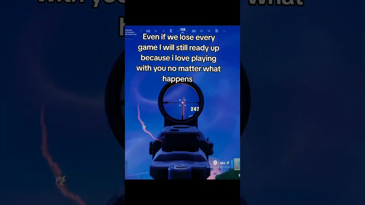 it's not always about winning in fortnite it's about the friendship