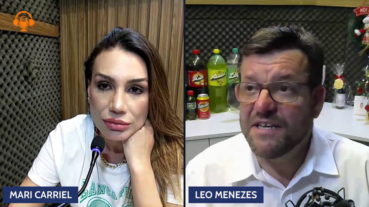 MARI CARRIEL NO PROGRAMA LEO MENEZES