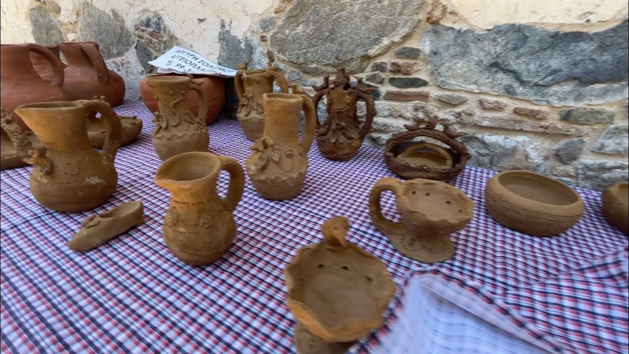 Παραδοσιακή αγγειοπλαστική με την Αργυρή  Σολωμού (Ηρούλα) στο Αγ. Δημήτριο