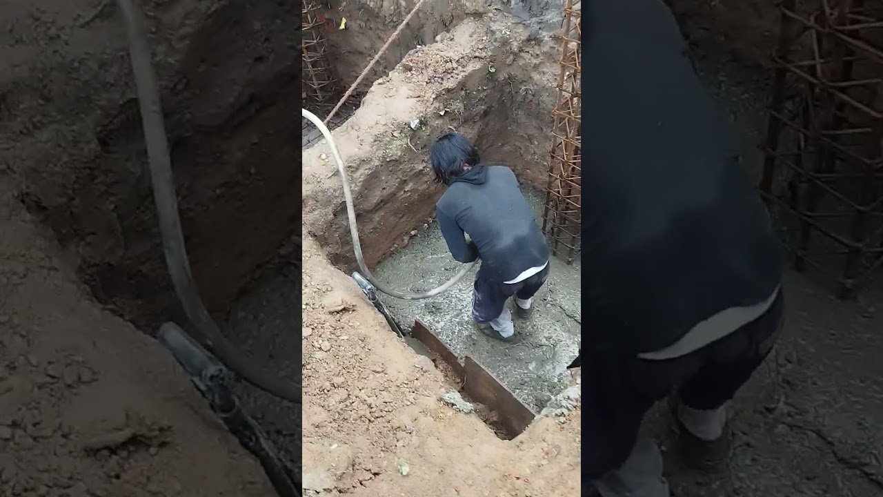 Footing concrete #short #building #footing #buildingfoundations