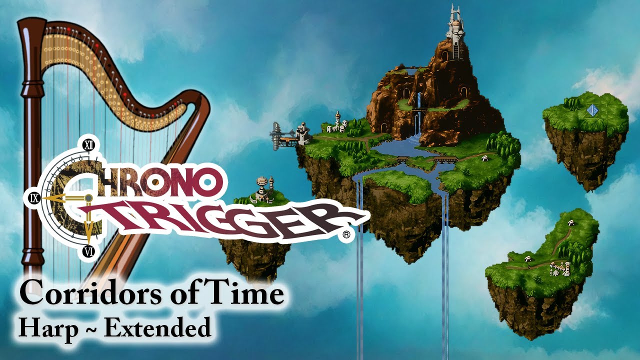 Relaxing Harp Music • Corridors of Time (Chrono Trigger)