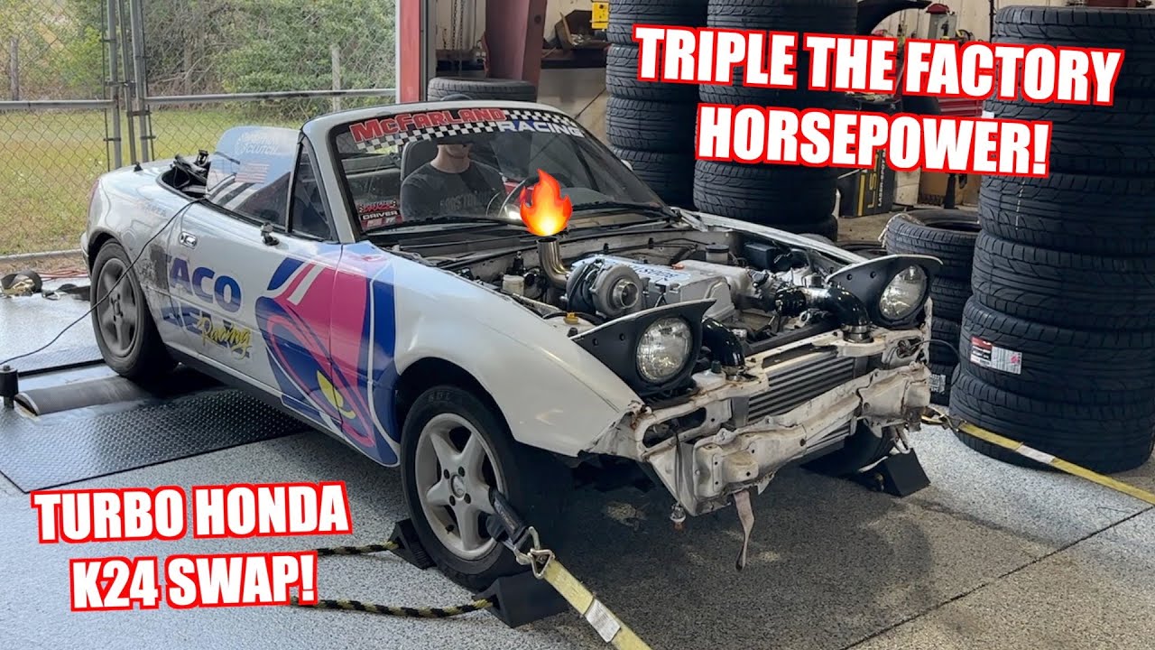 Miata с турбонаддувом K24 стала мощнее! (Гарза к этому НЕ готов)