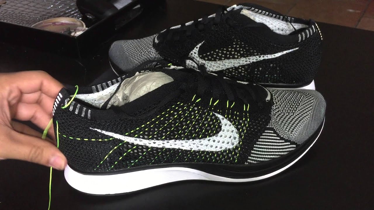 DIY Nike Flyknit Racer Flywire 'Volt' Removal (Black/White/Volt)