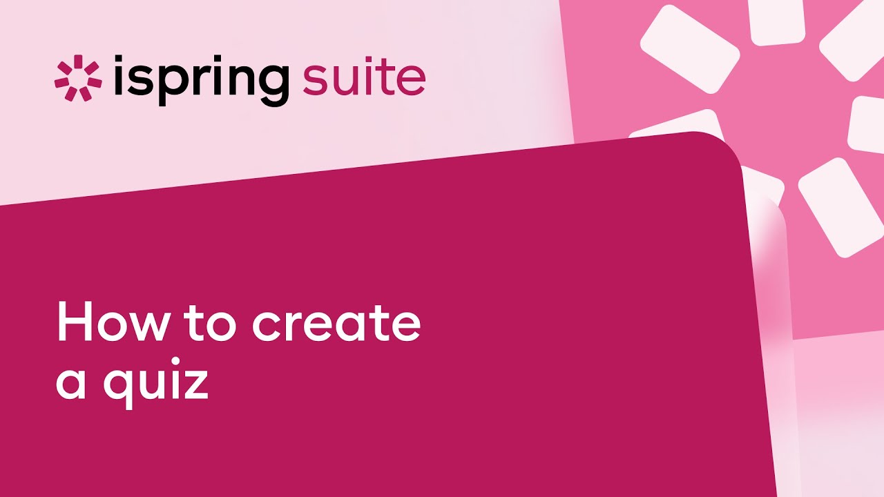 How to create a quiz in iSpring Suite