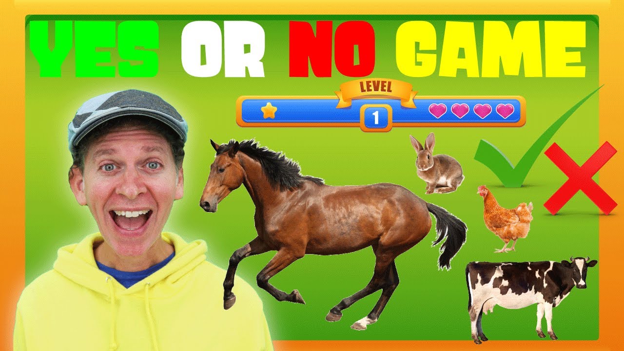 Animals Part 2 | Yes or No Game | Dream English Kids