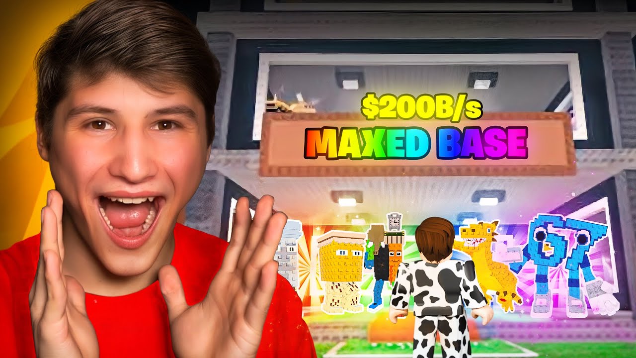 ERSTER der WELT mit der MAX BASE in STEAL a BRAINROT!