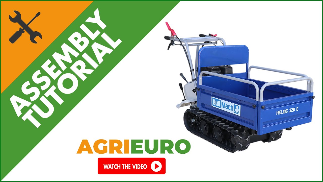 BullMach Helios 320 E Tracked Power Barrow - Extandable Manual Barrow 320 Kg - Assembly tutorial